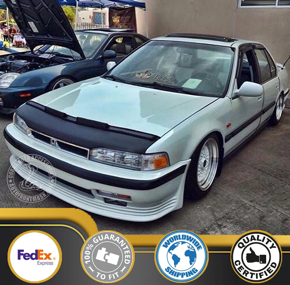 Car Bonnet Hood Bra For Honda Accord CB7 1990 1991 1992 1993 90 91 92 93 - Image 1 of 2