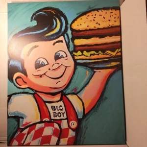Impresión en lienzo de niño grande oficina restaurante garaje arte de pared 29" de altura  - Imagen 1 de 15