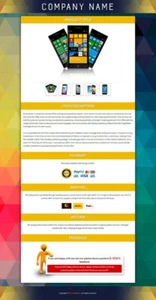 Ebay Template Listing Professional Auction design Responsive mobile HTML 2019 - Picture 1 of 10