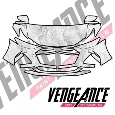 Sujetador transparente película de protección de pintura precortada frontal parcial Audi RS6 2021-25 PPF Foto 1 de 4