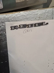 VINTAGE 1960S AMC REBEL LETTER EMBLEM SET OEM BIN GR17 - Picture 1 of 5