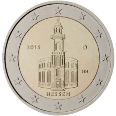 Germany - 2 Euro Commemorative 2015 Saint-Paul Church  UNC  FREE SHIPPING - Image 1 of 3