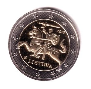 LITUANIA 2 euro 2015 en calidad proof - muy escasa en esta calidad - Imagen 1 de 2
