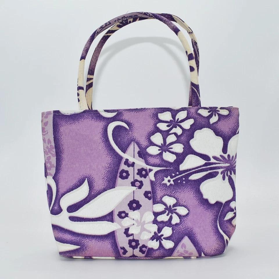 Mini bolso de mano pequeño de hibisco púrpura - NUEVO - Foto 1 de 1