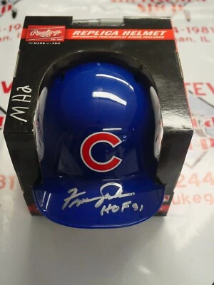 FERGIE JENKINS SIGNED RAWLINGS MINI HELMET W/ HOF 91 BAS BECKETT WITNESSED COA - Image 1 of 2