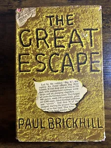 The Great Escape By PAUL BRICKHILL (First Edition First Print 1951) With DJ - Foto 1 di 15
