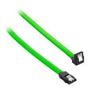 3x CableMod ModMesh Right Angle SATA 3 Cable 30cm - Light Green