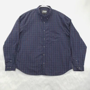 Mountain Khakis Shirt Mens 2XL Blue Long Sleeve Cotton Classic Fit button-Down - Picture 1 of 14