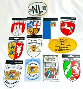 Pegatinas/calcomanías de recuerdo locales en Alemania-y 1 Nederland-precio individual - Imagen 1 de 25
