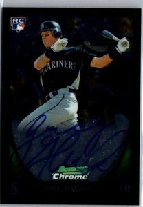 2011 Bowman Chrome Rookie Autographs Greg Halman Auto #198 - Picture 1 of 2