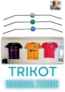 Novità - Calcio Sport Maglia Supporto da Parete No Telaio Maglia Appendiabiti da Parete - Foto 1 di 8