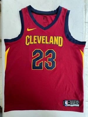 48 L LeBron James Cleveland Cavaliers 2017/2018 Nike NBA Icon Swingman Jersey - Image 1 of 4