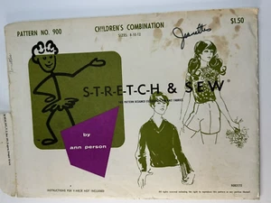 Stretch & Sew Sewing Pattern Ann Person Children's Combination Pattern #900 - Picture 1 of 3