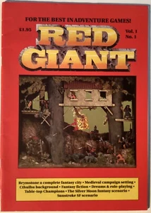 Revista Red Giant Vol 1 #1 1990 Excelentes Obras Fallen Escenarios AD&D de Warhammer - Imagen 1 de 3