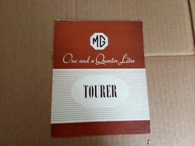 "BROCHURE - MG ONE & QUARTER LITRE Y TYPE YT ORIGINAL NUFFIELD FACTORY SALES... - Image 1 of 3