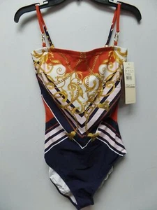 NWT Gottex Gala Bandeau 1pc Swimsuit w/ Straps Szs 6 - Free Ship - Picture 1 of 3