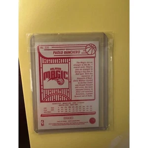 Paolo Banchero 2022-23 Panini NBA Hoops #231 - Magic Rookie RED BACK SSP - Bild 1 von 2