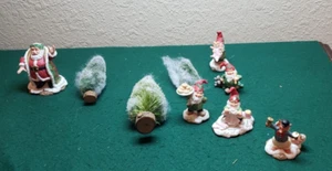Fitz & Floyd Holiday Hamlet "Enchanted Forest" Collection (Set of 9 pieces) - Picture 1 of 13