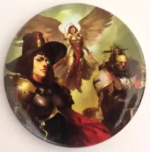 Insignia Black Library Warhammer 40k SoB Saint Celestine Inquisition Templarios Negros - Imagen 1 de 1