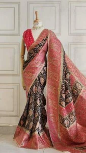 Kashmiri Silk Saree - Picture 1 of 4