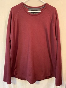 Banana Republic Sweater Adult XL Maroon Moisture Wicking Lightweight Crew Mens * - Picture 1 of 9