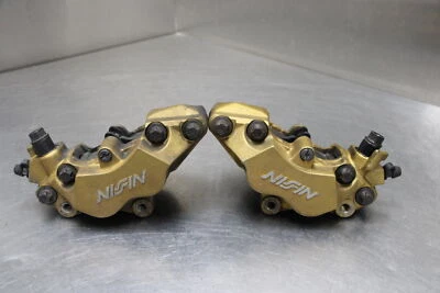 02-08 HONDA CB900F Hornet CB900 Front Wheel Brake Calipers Set Foto 1 de 4