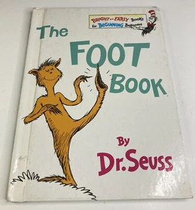 Vtg 1968 Book Club Edition “The Foot Book” by Dr. Seuss Hardcover Random House - Picture 1 of 4