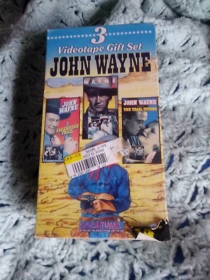 John Wayne 3 VHS Gift Set  - Image 1 of 3