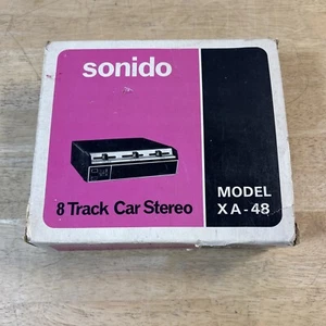 Vintage Sonido XA-48 8 track Car Cassette Receiver AM/FM - Untested, as is - Picture 1 of 7