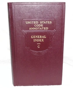 United States Code Annotated 1971 GENERAL INDEX C - Picture 1 of 6
