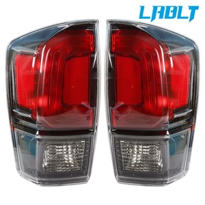 LABLT LH&RH Tail Lights Lamps Clear Lens Black Bezel For 2017-2020 Toyota Tacoma - Picture 1 of 7