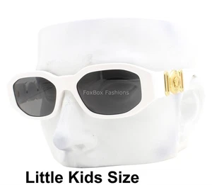 Versace Kids Sunglasses VK4429U 314/87 Glossy White Gold w/case Little Kids Size - Picture 1 of 6