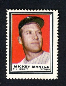 1962 TOPPS STAMPS MICKEY MANTLE YANKEES EX-MT/NR-MT 533857 (KYCARDS) - Picture 1 of 1