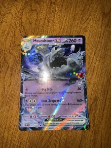 NM/LP Houndstone ex 102/197 Ossidiana Fiamme SV03 Scarlatto Viola Pokemon Holo - Foto 1 di 3