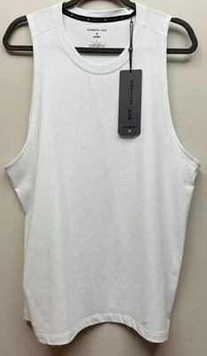 NUEVA Camiseta Kenneth Cole Active Tech Para Hombre Blanca Sin Mangas Músculo Talla L Foto 1 de 4