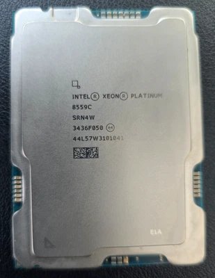 SRN4W Intel Xeon Platinum 8559C 2.4GHz 48-Core 320MB 385W Processor PLEASE READ! - Image 1 of 4