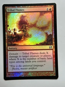 Tribal Flames Modern Masters 138 Foil MTG Card LP-NM - Picture 1 of 2