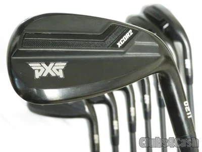 PXG 2022 0211 XCOR2 Irons Xtreme Dark Black Mitsubishi MMT 70 Regular 4-P,G - Image 1 of 4