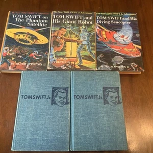New Tom Swift Jr. Adventures series by Victor Appleton Lot of 5 Euc Vtg - Picture 1 of 6
