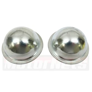 Par de tapas antipolvo de rotor de freno de 1,78" (2 piezas) para Ford Mustang coche clásico camión zinc - Imagen 1 de 3