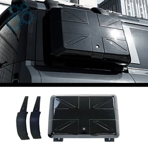 Black Side Toolbox Storage Box Accessories fit LR Defender 110 90 130 2020-2026 - Picture 1 of 8