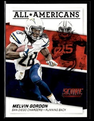 2016 Score Melvin Gordon #2 All-Americans - Image 1 of 2