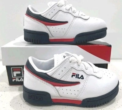 Fila Infant Original Fitness Size 7 Red/White/Blue New With Box For Little Kids! - Image 1 of 4