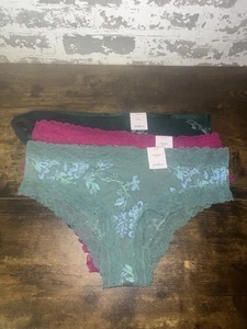 NWT! Lot of 3 auden Cotton Blend Cheeky Panties Size XL - Picture 1 of 4