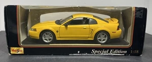 Maisto Special Edition 1999 Mustang GT 1:18 Scale Yellow Diecast #31860 - Picture 1 of 7