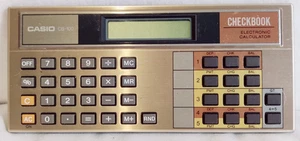 Vintage Casio CB-100 Scheckbuch elektronischer Taschenrechner Japan gebraucht - Bild 1 von 5