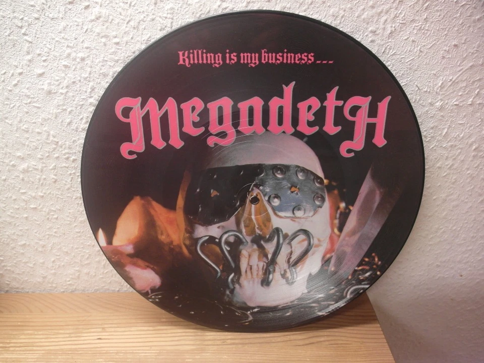 Megadeth – Killing Is My Business...Picture Disc UK LP 1985 Thrash, Speed Metal, - Bild 1 von 1