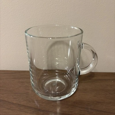 Taza Nespresso Vertuo 13,2 oz hecha en Francia vidrio templado transparente 4,25” H nueva sin caja Foto 1 de 4