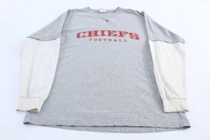 Vintage Kansas City Chiefs Football LS T-shirt - Picture 1 of 4