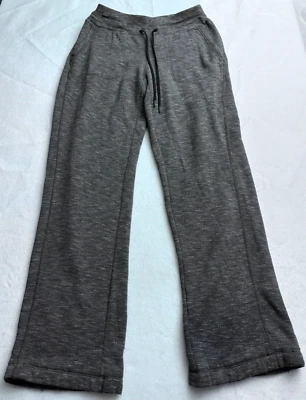 Athleta 女式运动裤直筒灰色抽绳弹性腰 XS 口袋 — 第 1/4 张图片